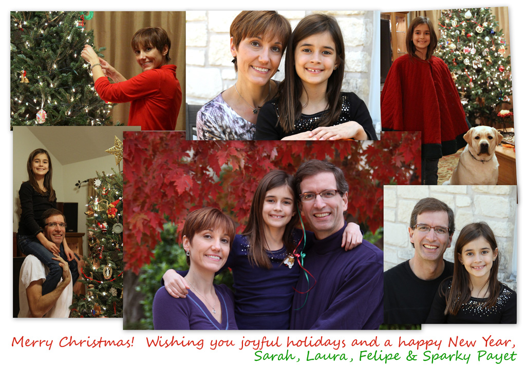 Happy Holidays from the Payet Family
